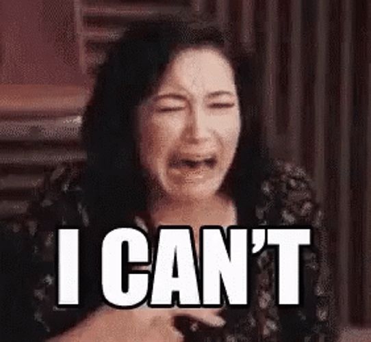 I Cant Stop Crying Excited Lady GIF