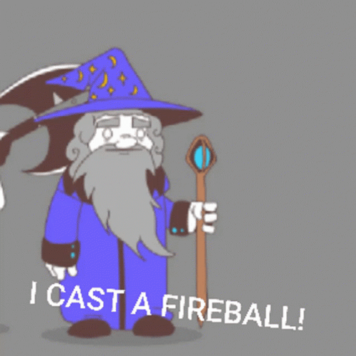 I Cast Fireball  GIF