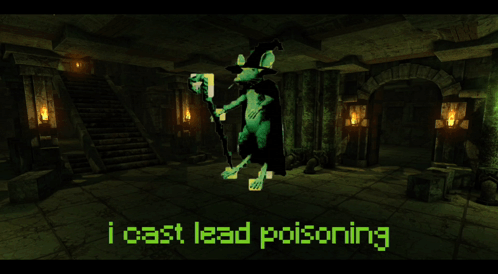 I Cast Lead Poisoning Game Screenshot GIF