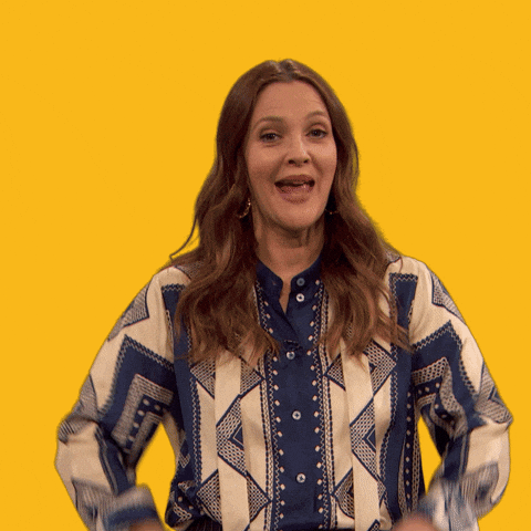 I Concur Drew Barrymore Two Thumbs Up GIF