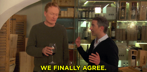 I Concur Host Conan O'brien GIF
