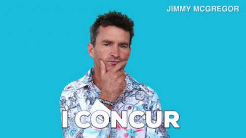 I Concur Jimmy Mcgregor Consenting GIF
