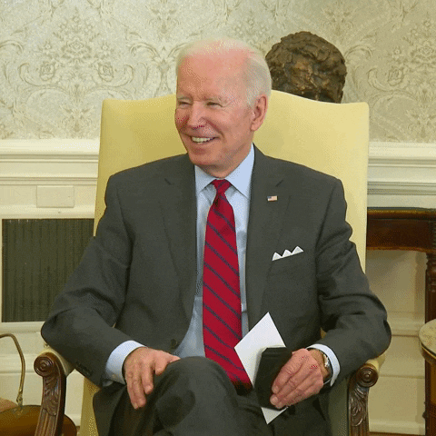 I Concur President Joe Biden Nodding GIF