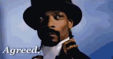I Concur Snoop Dogg Nodding Agreed GIF