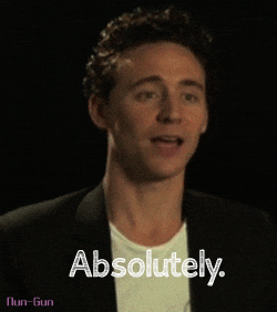I Concur Tom Hiddleston Absolutely GIF