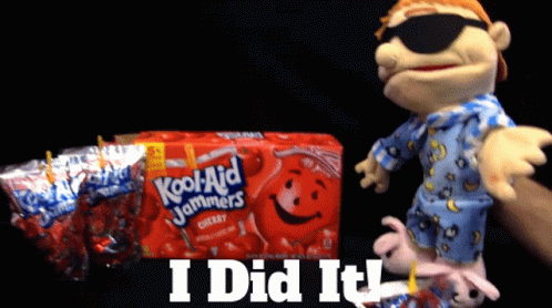 I Did It Kool Aid Jammers Commercial GIF
