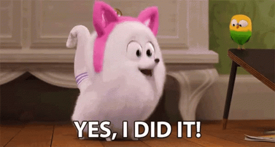 I Did It Gidget Secret Life Of Pets GIF