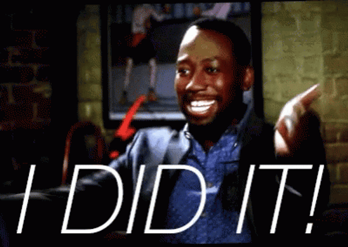 I Did It Winston Bishop Two Thumbs Up GIF
