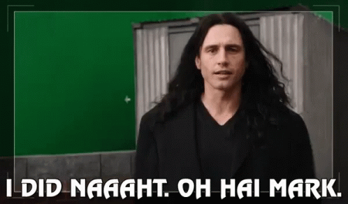 I Did That Oh Hi Mark GIF