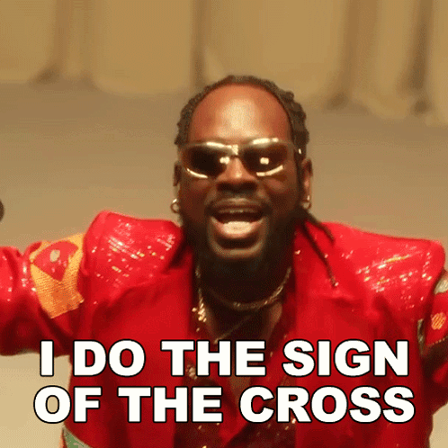 I Do The Sign Of The Cross Adukunle Gold GIF