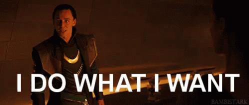 Loki Walkout I Do What I Want GIF