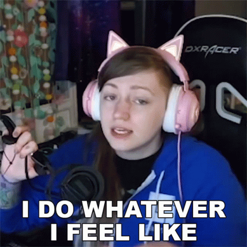 Talking Tradechat I Do What I Want GIF