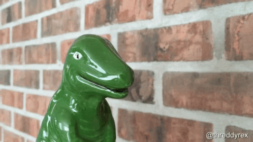 I Don't Believe You Green Dino GIF