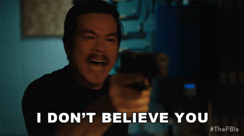 I Don't Believe You Gun Pointing GIF