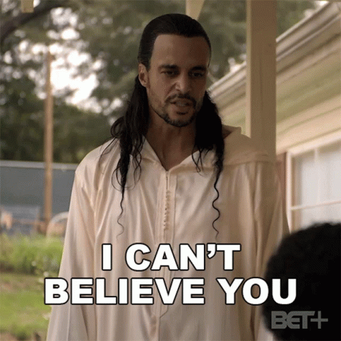 I Don't Believe You Matt Cedeno GIF