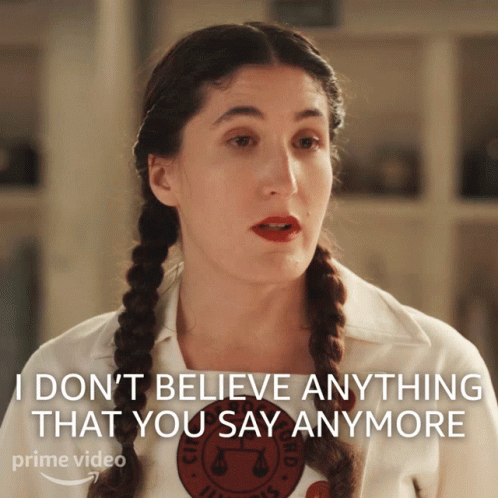 I Don't Believe You Old Fashioned Lady GIF