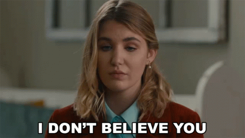 I Don't Believe You Sophie Nelisse GIF