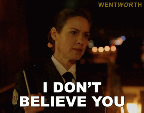 I Don't Believe You Vera Bennett GIF