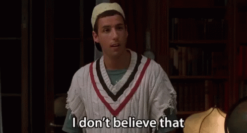 I Don't Believe You Young Adam Sandler GIF