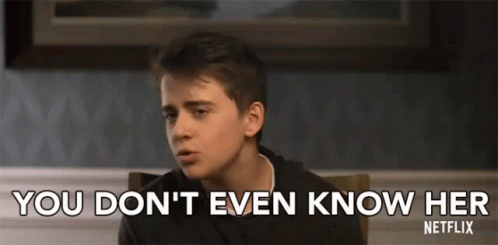 I Don't Know Her Clueless Kid GIF