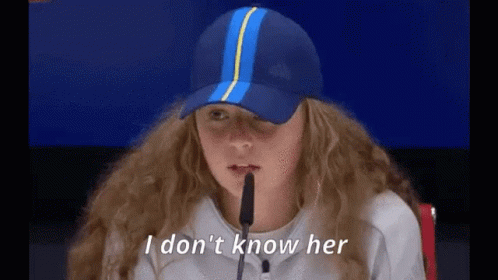 I Don't Know Her Jelena Ostapenko GIF