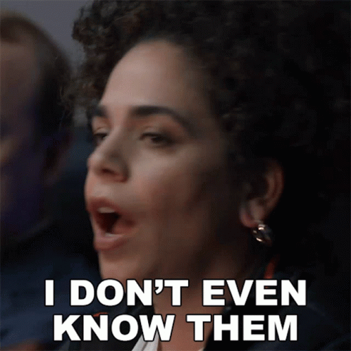 I Don't Know Her Julie Frattis GIF