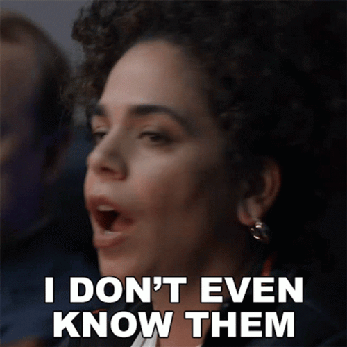 I Don't Know Her Julie Frattis GIF