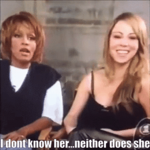 I Don't Know Her Mariah And Whitney GIF