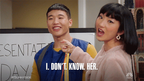 I Don't Know Her Poppy Liu GIF