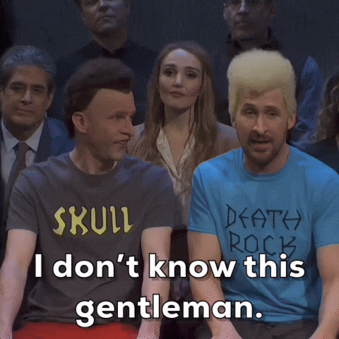 I Don't Know Him Dude GIF