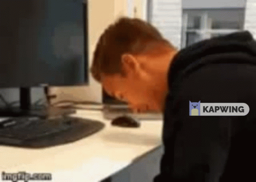 I Don't Know Man Bang Head On Desk GIF