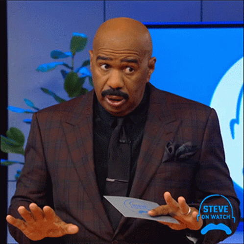 I Don't Know Steve Harvey GIF