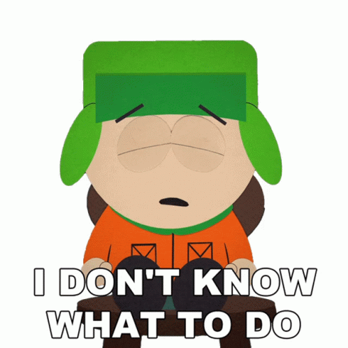 I Don't Know What To Do Kyle Broflovski GIF