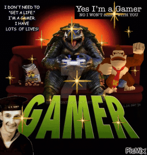 I Don't Need To Get A Life Gamer Poster
