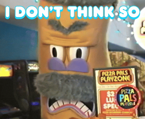 I Don't Think So Pizza Pals GIF
