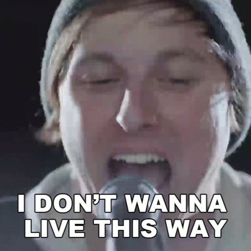 I Don't Want To Be Around Anymore Derek GIF