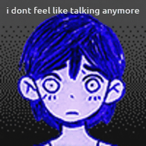 I Don't Want To Be Around Anymore Talk GIF
