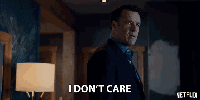 I Dont Care David James Elliot Gif GIF