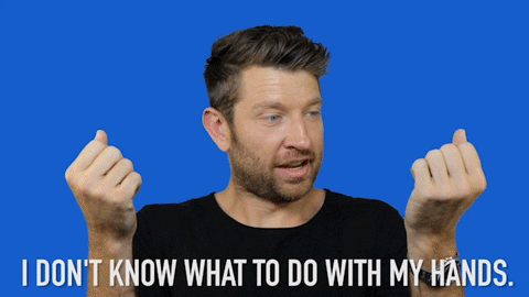 I Dont Know What To Do With My Hands Brett Eldredge GIF