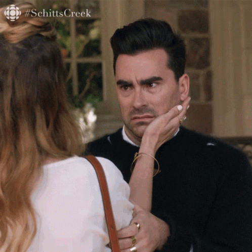 I Dont Know What To Do With My Hands David Rose GIF