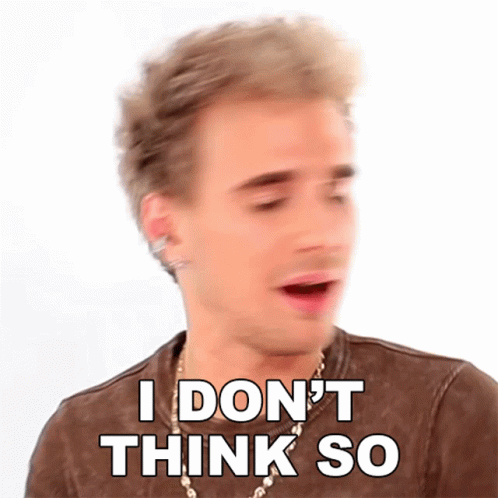 I Dont Think So Brad Mondo GIF