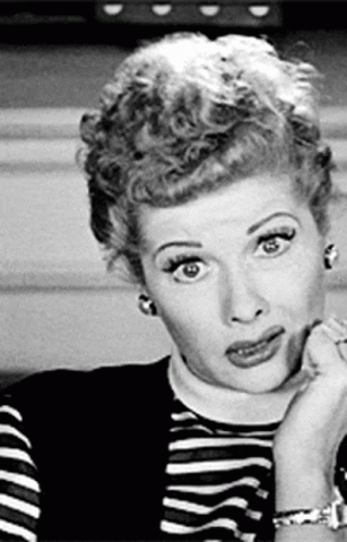 I Dont Think So Lucille Ball GIF