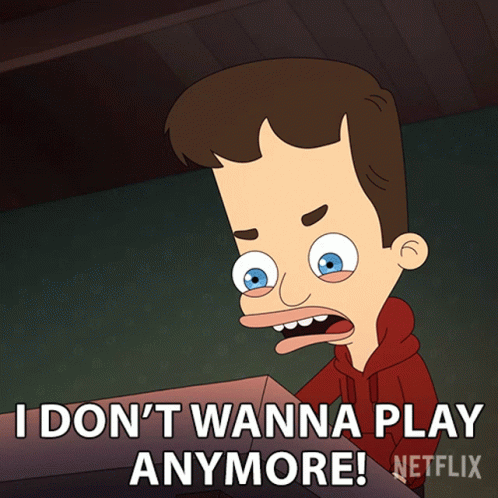 I Dont Wanna Play Anymore GIF
