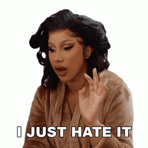 I Dont Want To Just Hate It GIF