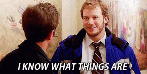 I Drink And I Know Things Andy Dwyer GIF