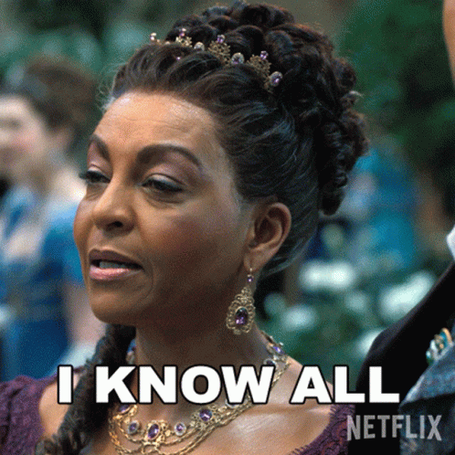 I Drink And I Know Things Bridgerton Lady Danbury GIF