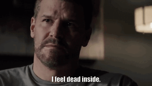 I Feel Dead Inside David Boreanaz GIF