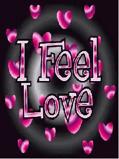 I Feel Love with Pink Hearts
