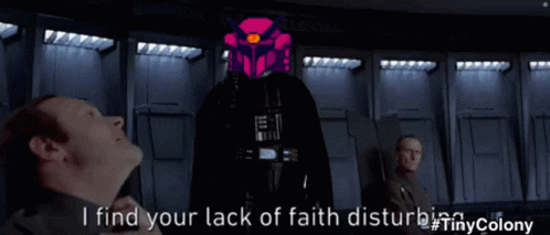 I Find Your Lack Of Faith Disturbing Anakin GIF