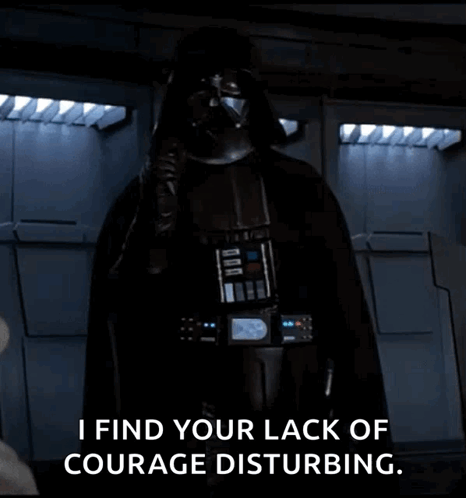 I Find Your Lack Of Faith Disturbing Matthew GIF